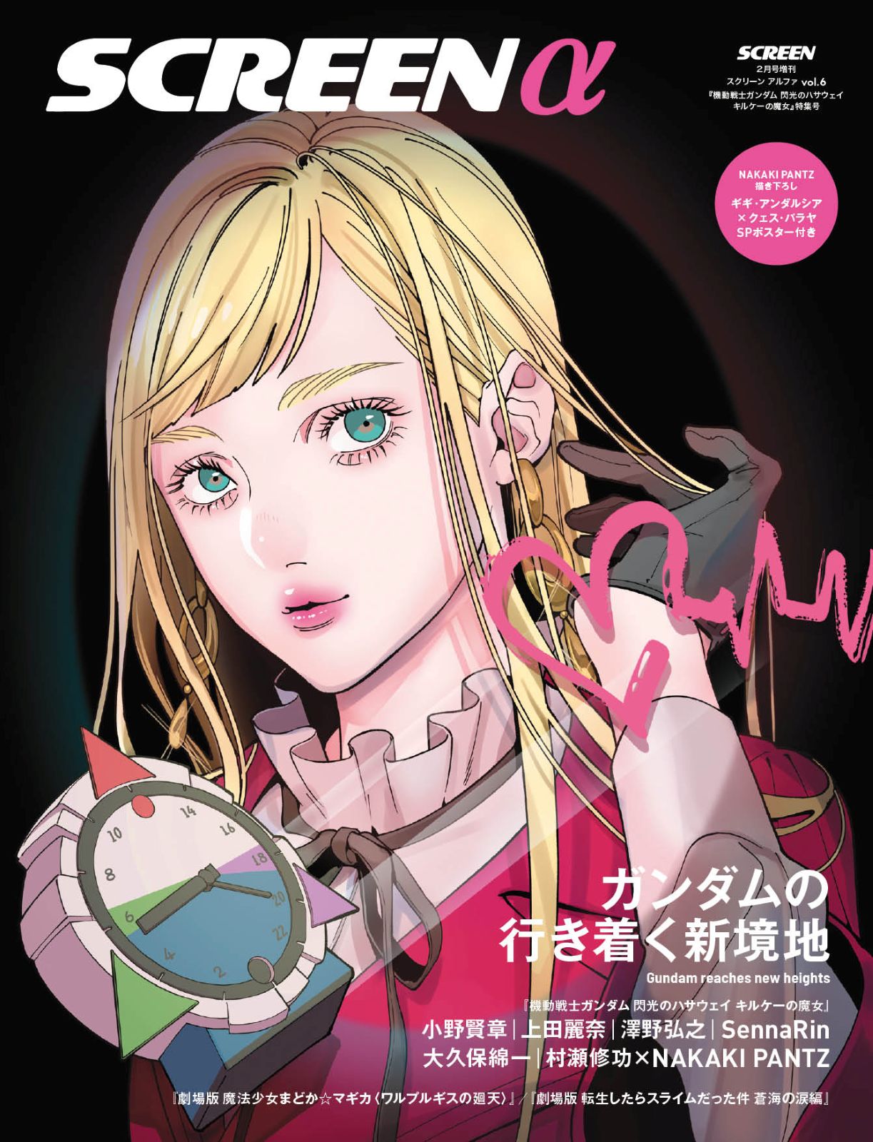 数量限定・折り目なしポスター付き》SCREEN α vol.6 『機動戦士