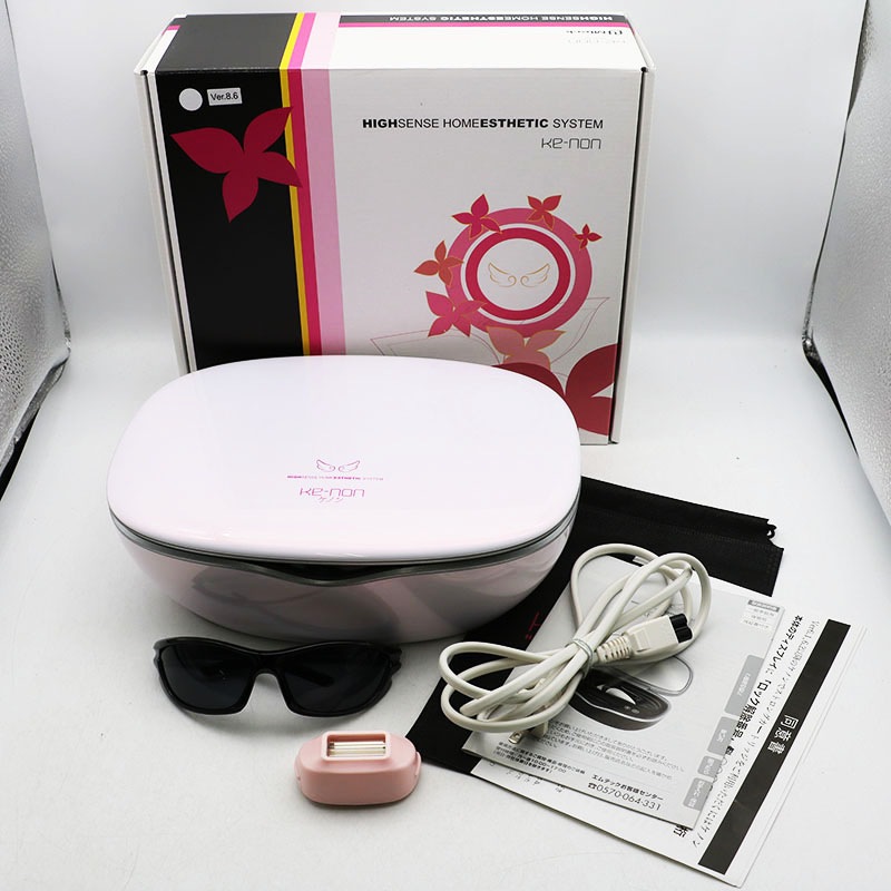 KE-NON 脱毛器 バージョン8.6J ピンクホワイト ケノン 脱毛器 Ver8.6