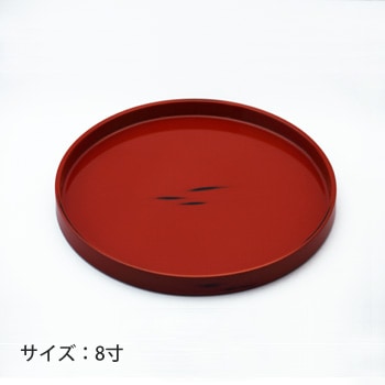 根来塗丸盆｜漆器の島安【うるわしうるし】根来塗、食器、テーブル