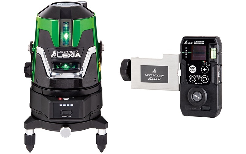 レーザーロボ LEXIA 51グリーン自動追尾回転台受光器セット