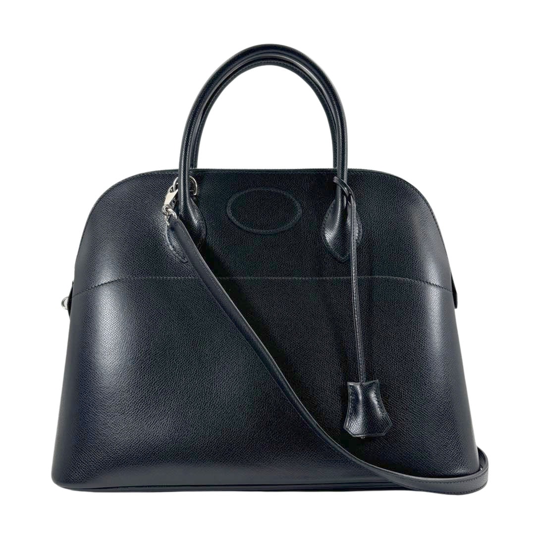 HERMES エルメス ボリード35 2WAYハンドバッグ リセ ブラック/シルバー