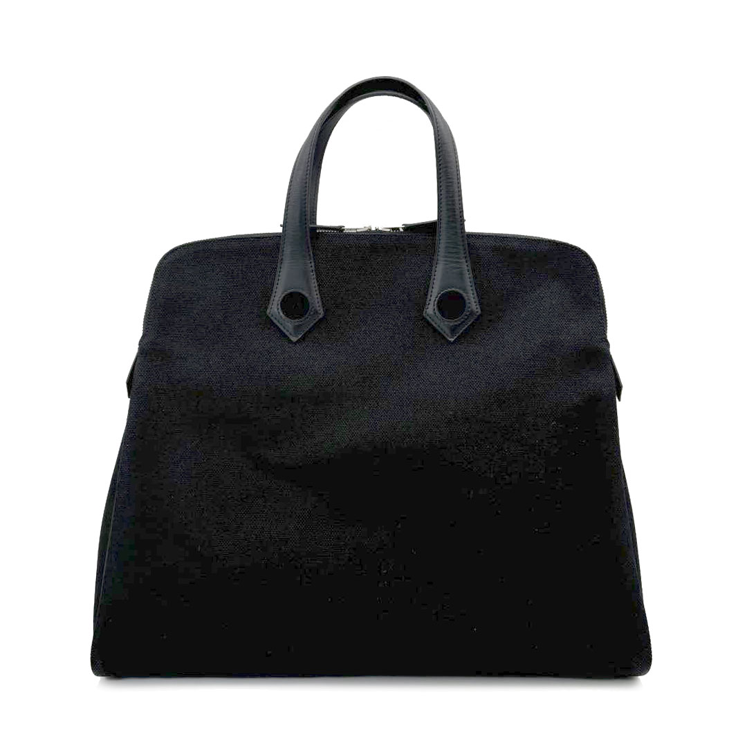 HERMES エルメス トートバッグ サックイブーMM トワルアッシュ レザー
