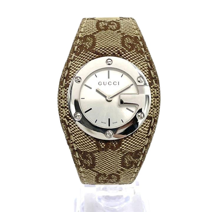 GUCCI グッチ レディース腕時計 Gバンデュー ブレスウォッチ GG