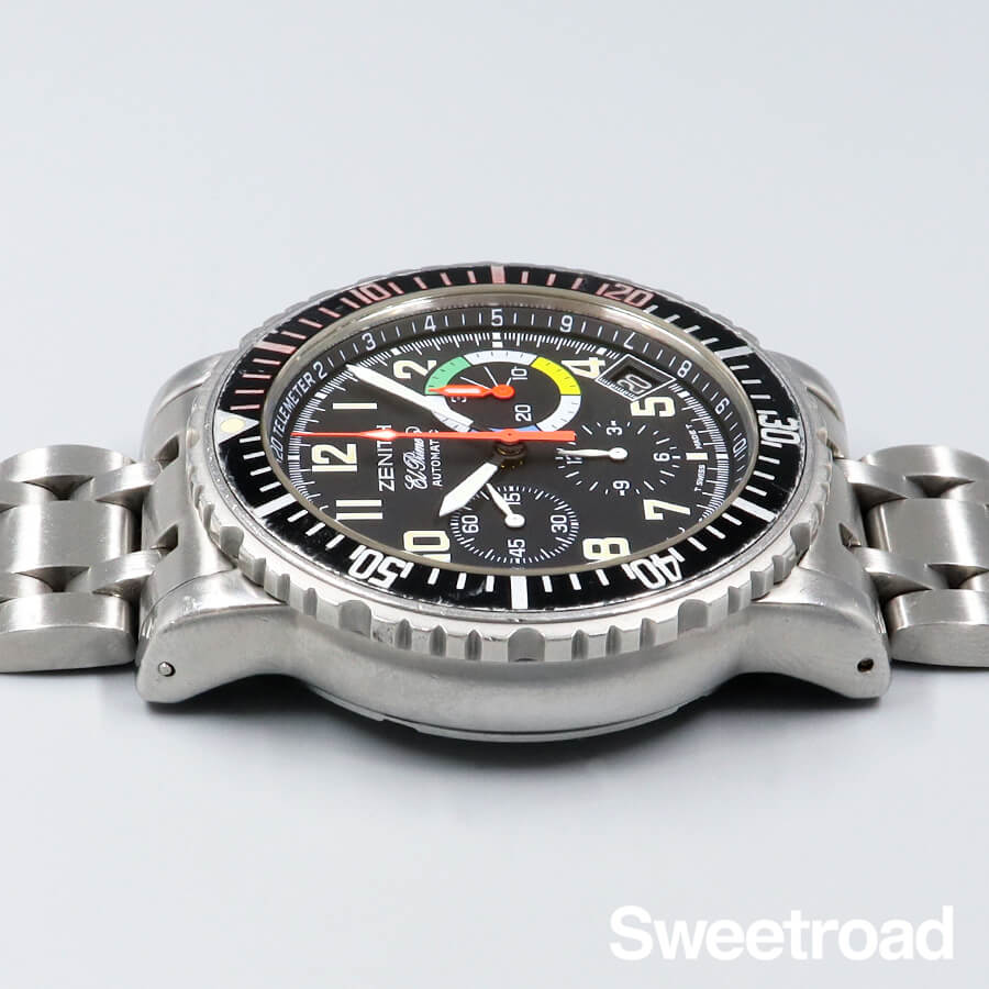 ゼニス レインボーフライバック Ref.02.0480.405 エルプリメロ w-28389