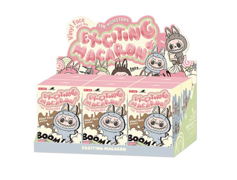 THE MONSTERS -LABUBU Exciting Macaron Vinyl Face Blind Box (In