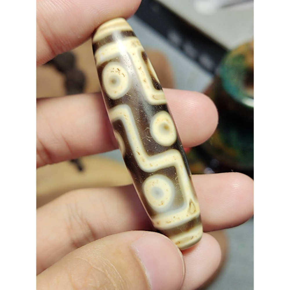 老山腳至純老牙黃九眼天珠yzi398 - 老山腳天珠Dzi beads - iOPEN Mall