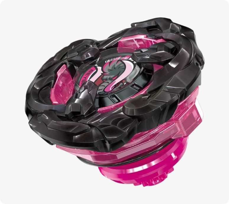 Takara Tomy Beyblade X BX-00 Mammoth Tusk 2-80E - Metal Coat Black