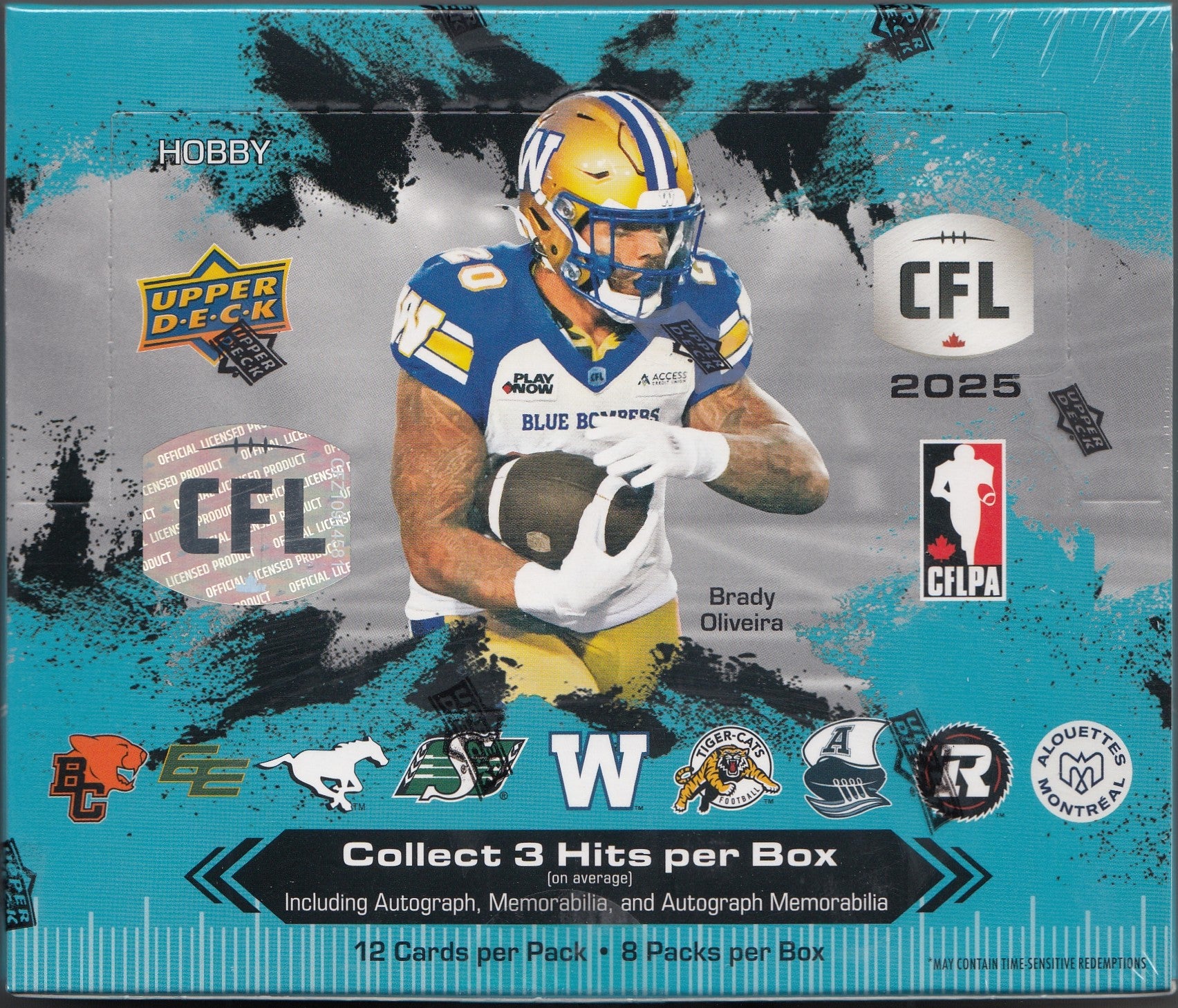 2025 Upper Deck CFL Football Hobby Box *CALL FOR PRICE* | Maple