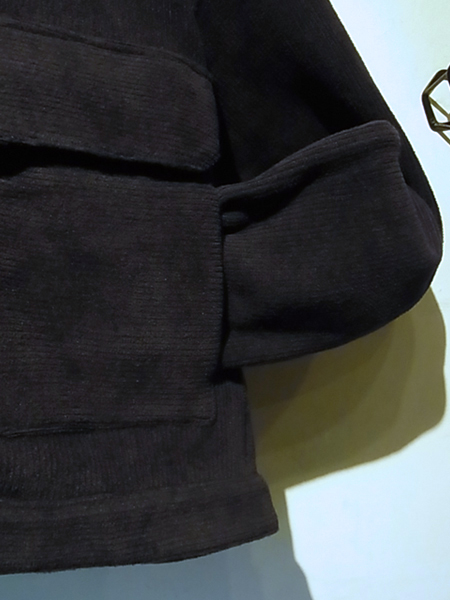 YOKE（ヨーク） ニットコーデュロイ ワイドショートジャケット
