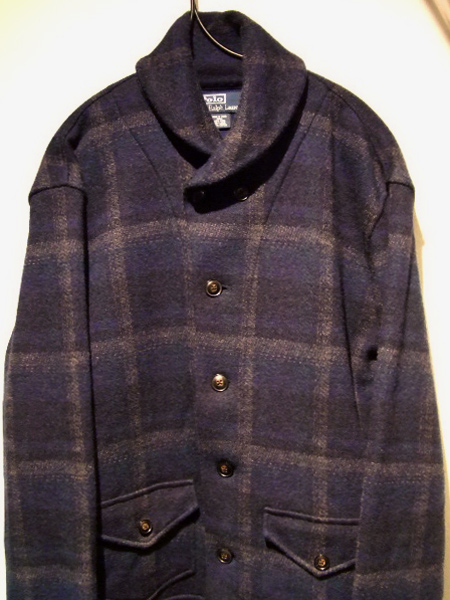 Ralph Lauren（ラルフローレン） A-1タイプ ショールカラー チェック柄