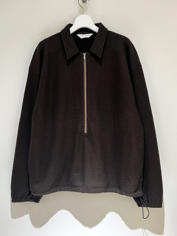 ANCELLM（アンセルム） Wool Pull Over Shirt（ウールプルオーバー