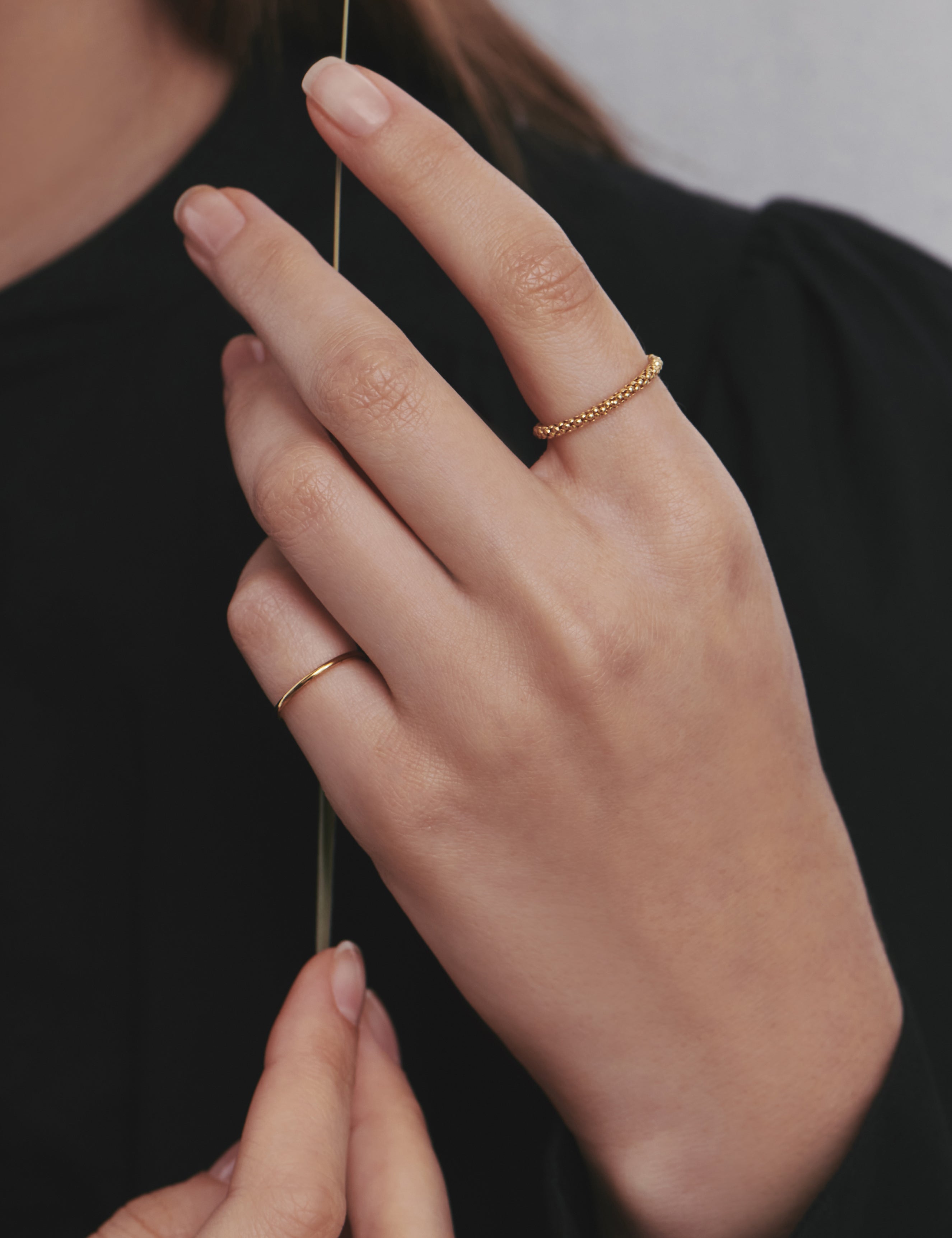 MARIHA(マリハ) Gold Rain チェーンリング イエローゴールド ロープ