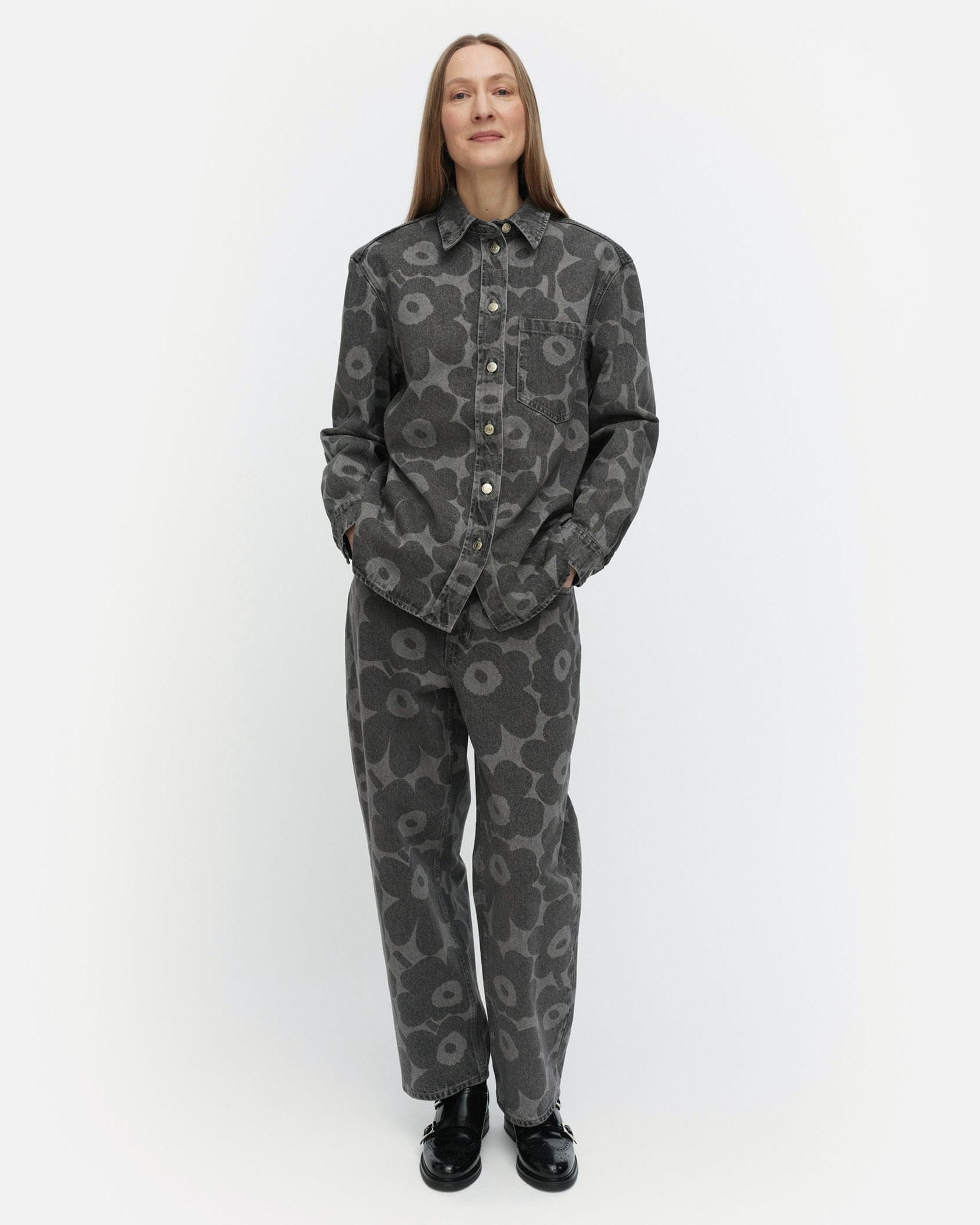 Maridenim Vaihe Unikko シャツ | Maija Isola | Marimekko