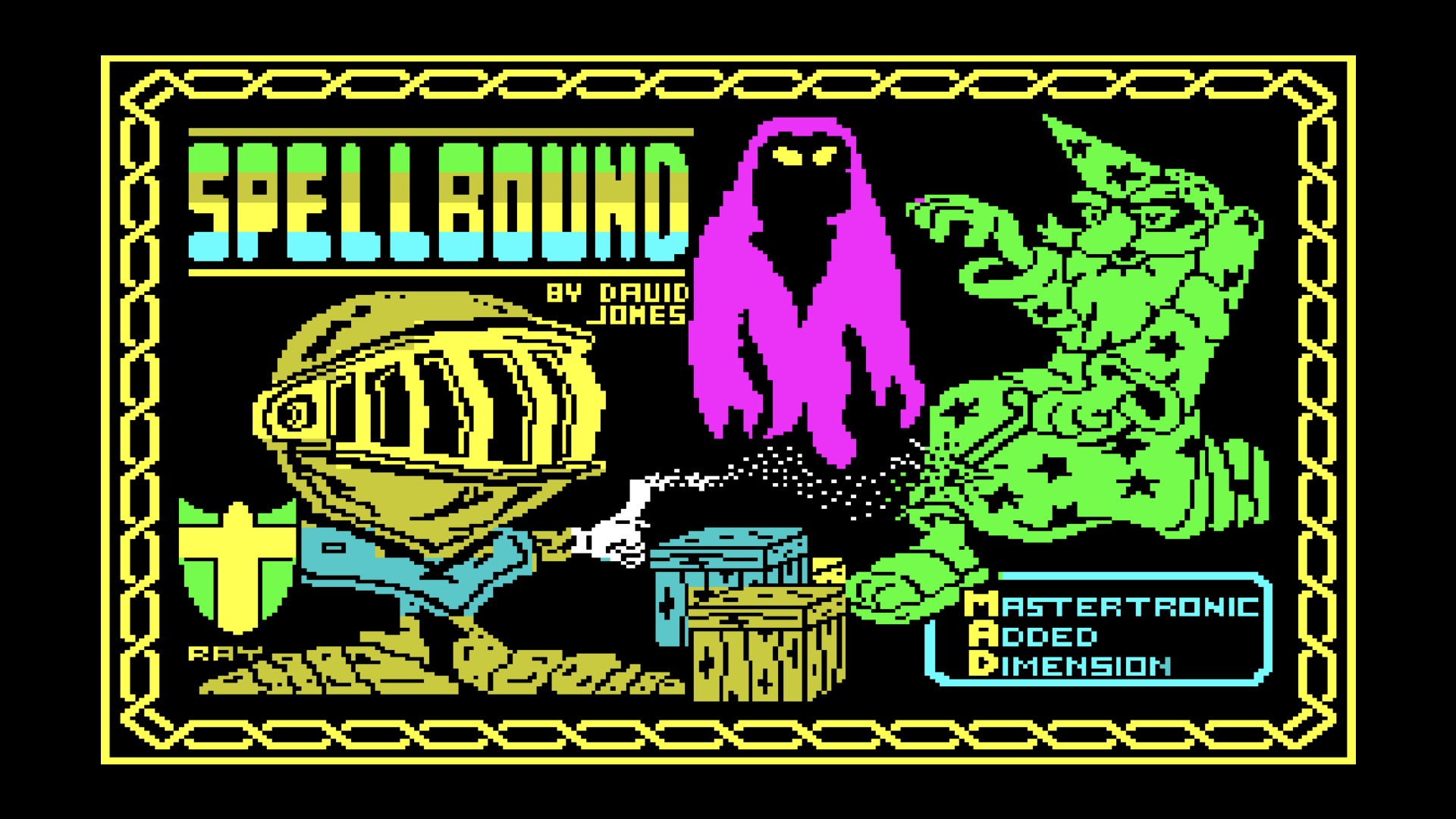Game Review: Spellbound (ZX Spectrum 128K, MAD) - Mastertronic