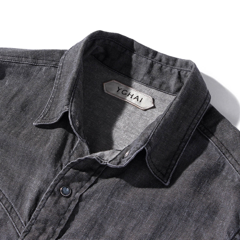 YCHAI（イカイ）メイドインジャパン・コットンリネン ブラック