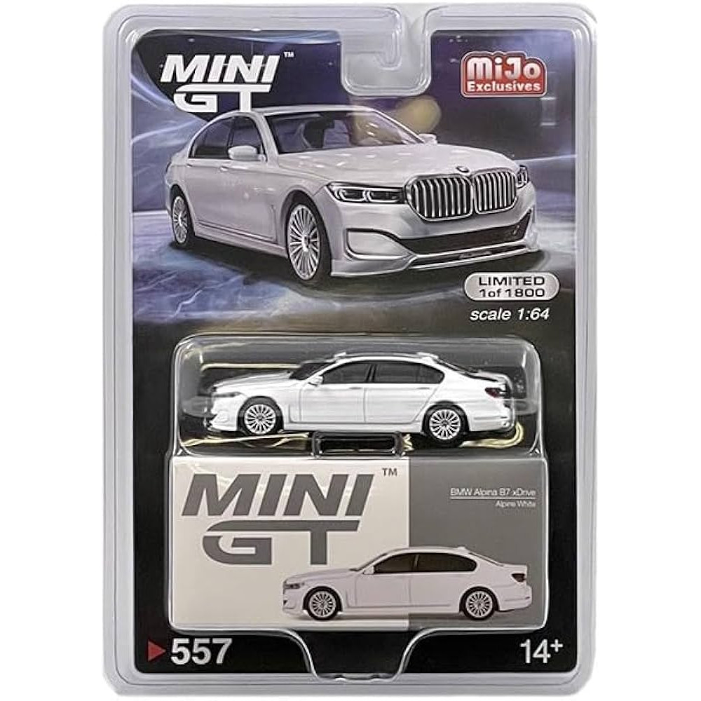 Машинка Mini GT BMW Alpina B7 xDrive Alpine White - купити на