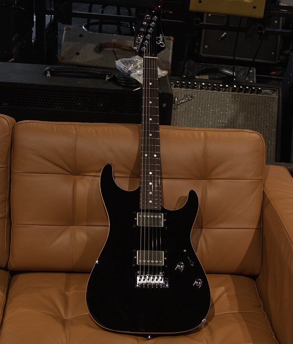 Suhr Pete Thorn Signature Standard Black Electric Guitar - with