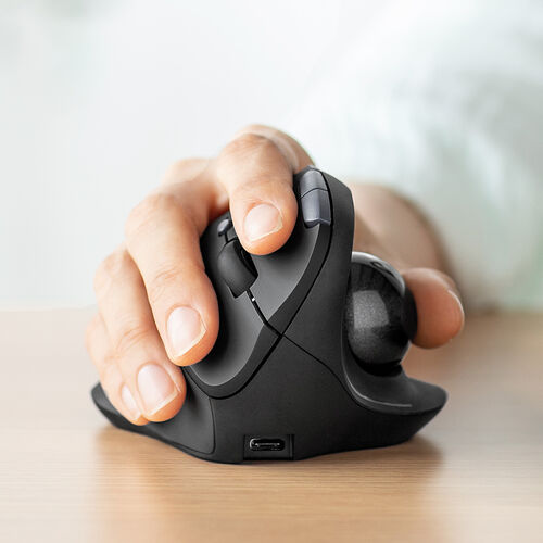 400-MAWBTTB190BK レビュー / エルゴノミクス トラックボール 2.4GHz