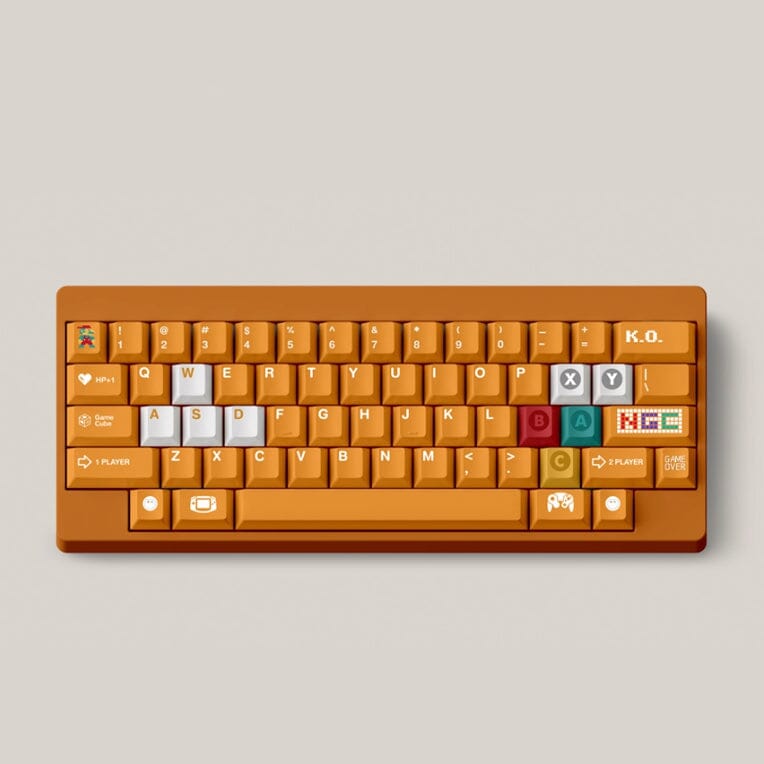 FBB NGC Nintendo Gamecube Cherry Profile Keycaps Set – mechkeysshop