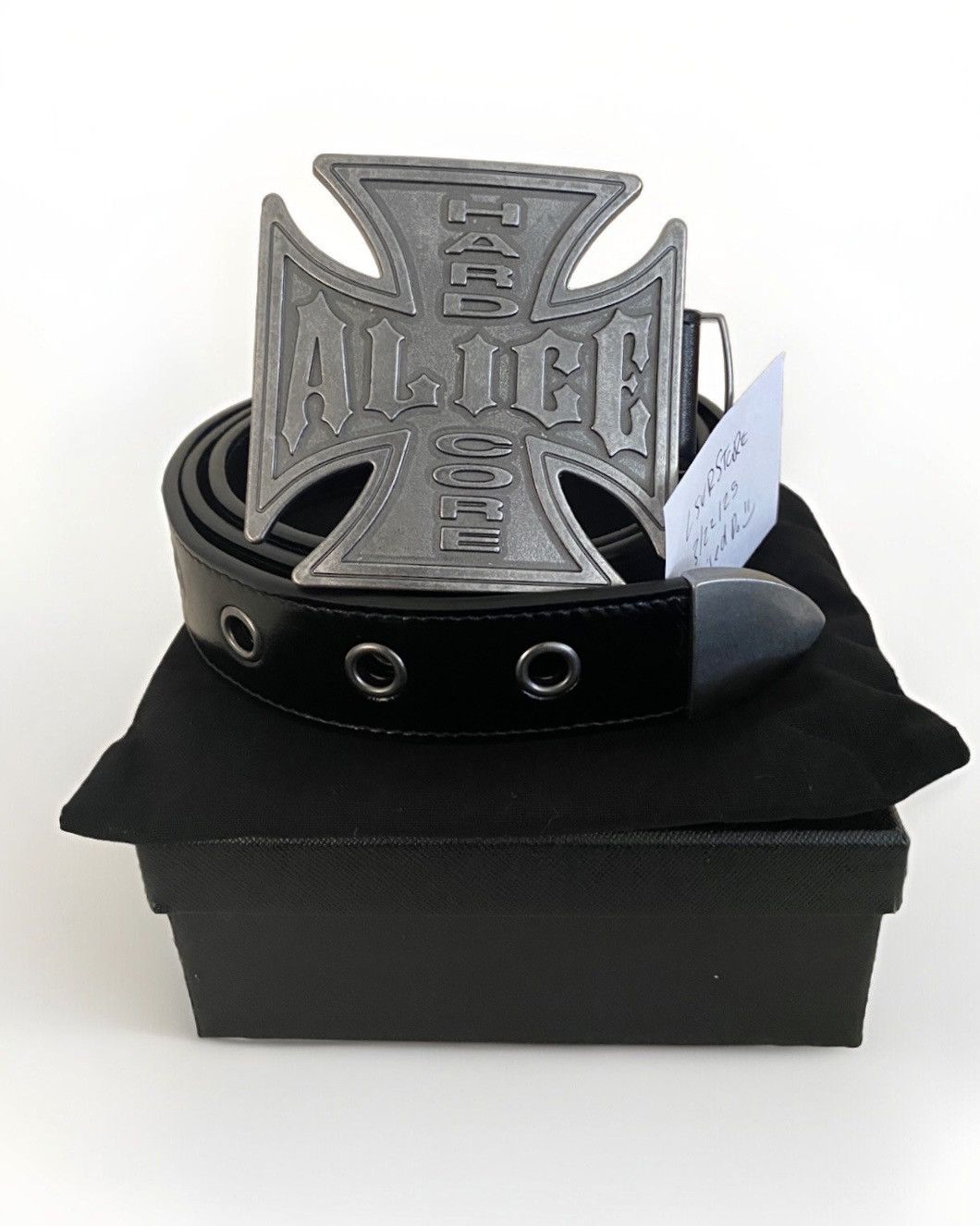 Alice Hollywood Alice Hollywood Blistered Chopper Belt Black