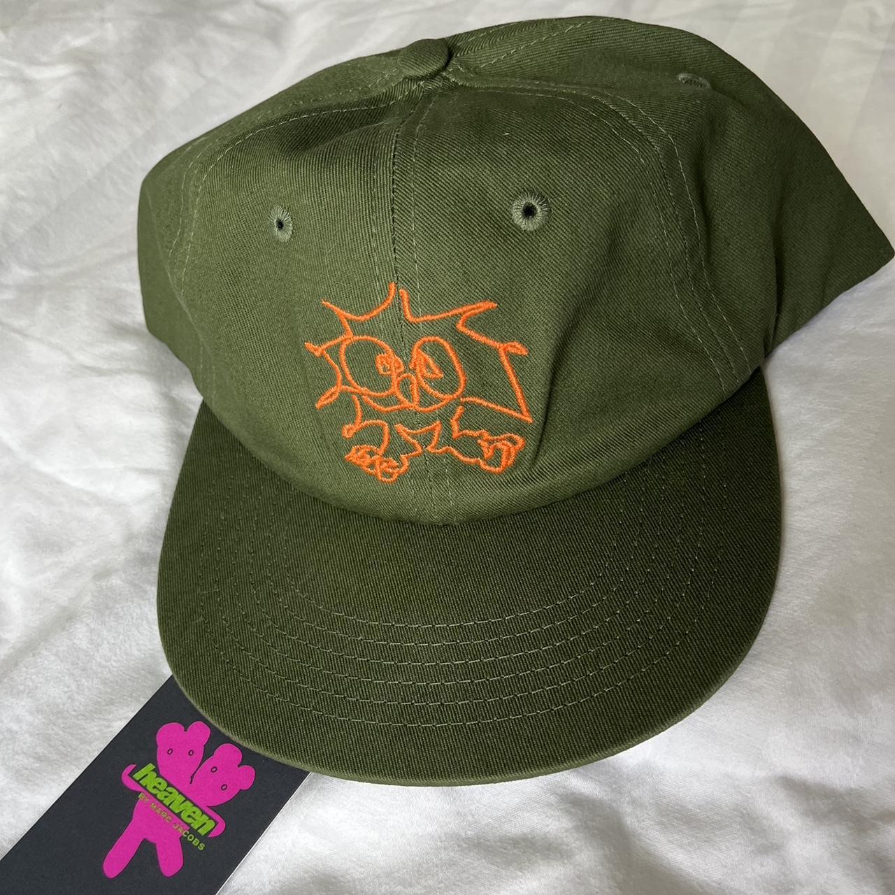 Heaven by marc Jacobs green scribbly friend hat | Depop