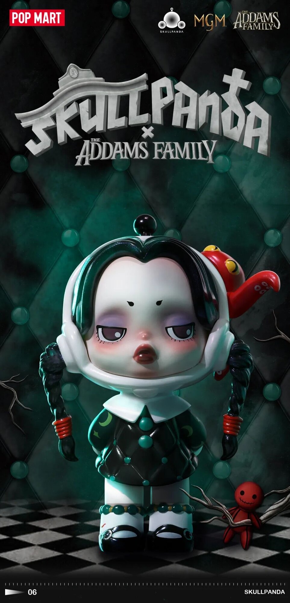 POP MART x SKULLPANDA The Addams Family Blind Box Series - The Toy