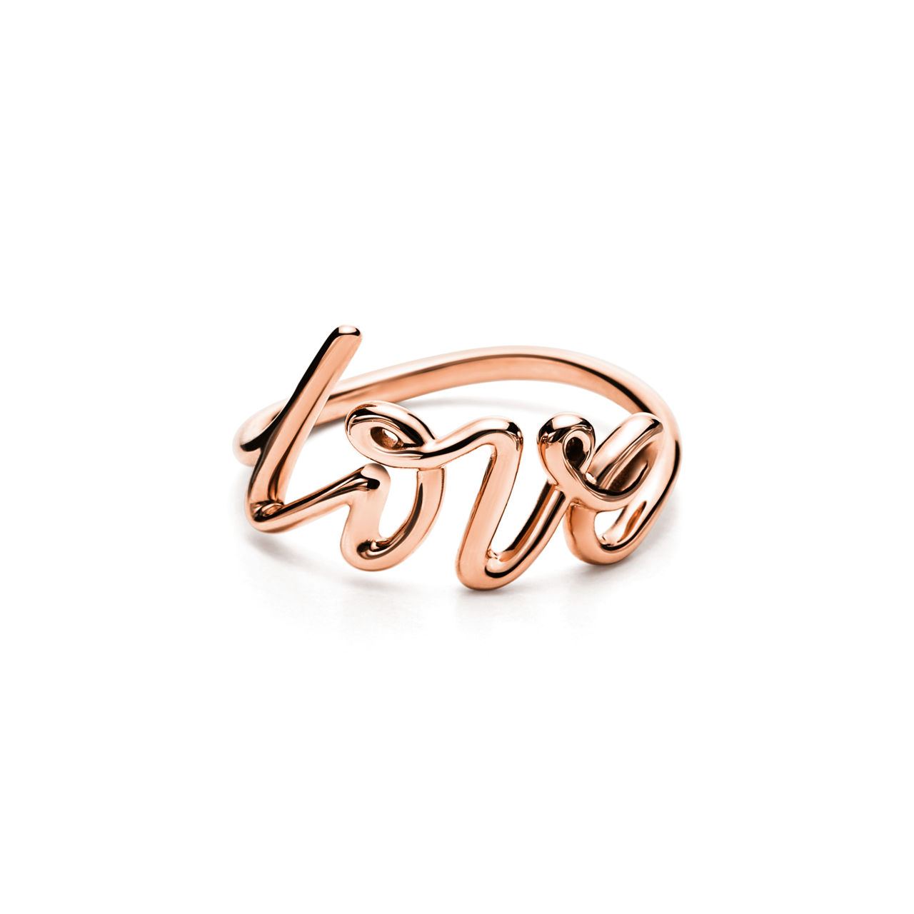 Paloma's Graffiti:Love Ring in Rose Gold, Small | Tiffany & Co. US