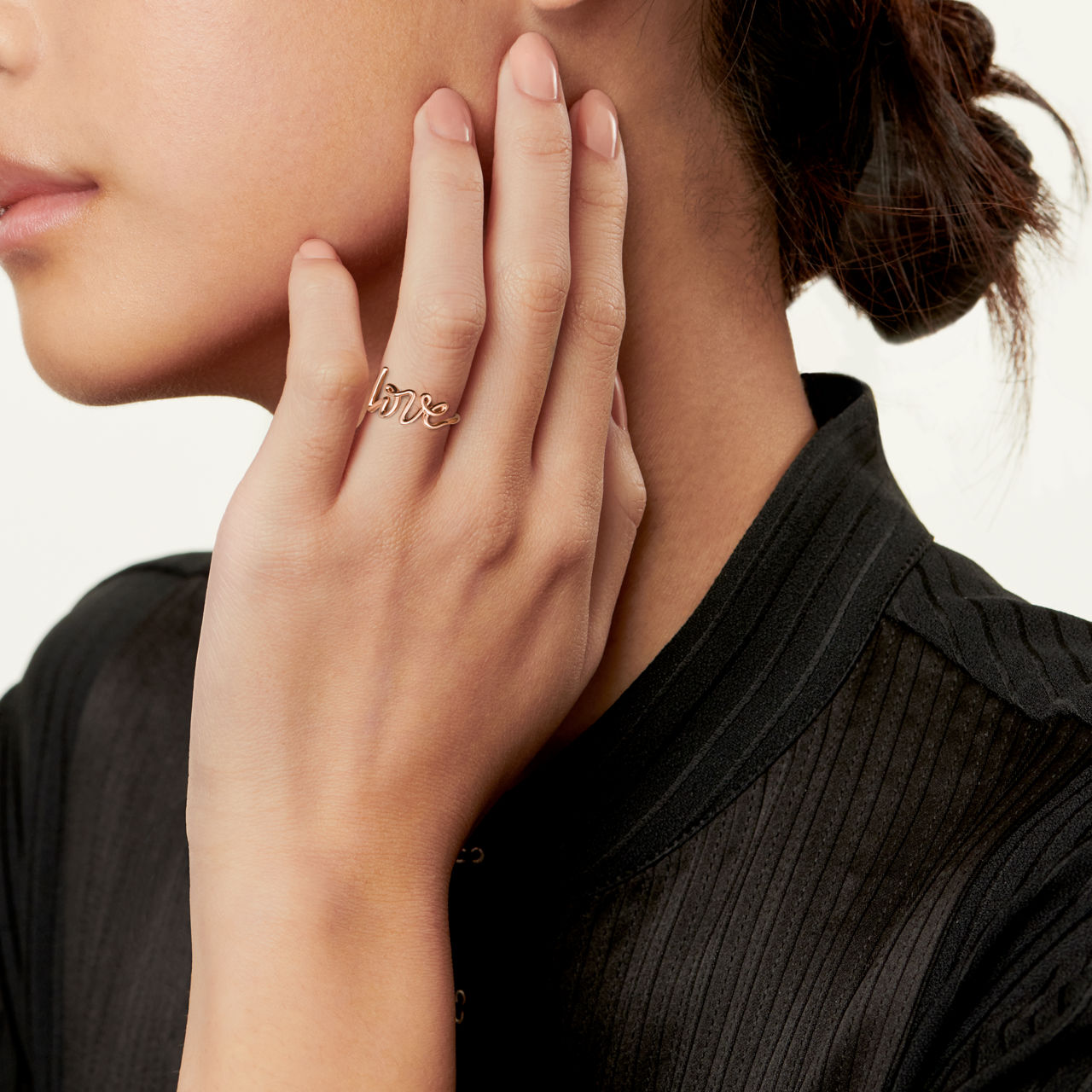 Paloma's Graffiti:Love Ring in Rose Gold, Small | Tiffany & Co. US