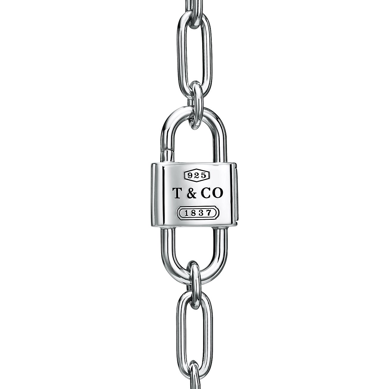ティファニー 1837™ ダブル ロック ネックレス スターリングシルバー