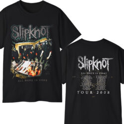 Rare 2008 Slipknot All Hope Is Gone Tour Shirt - TokoPyramid