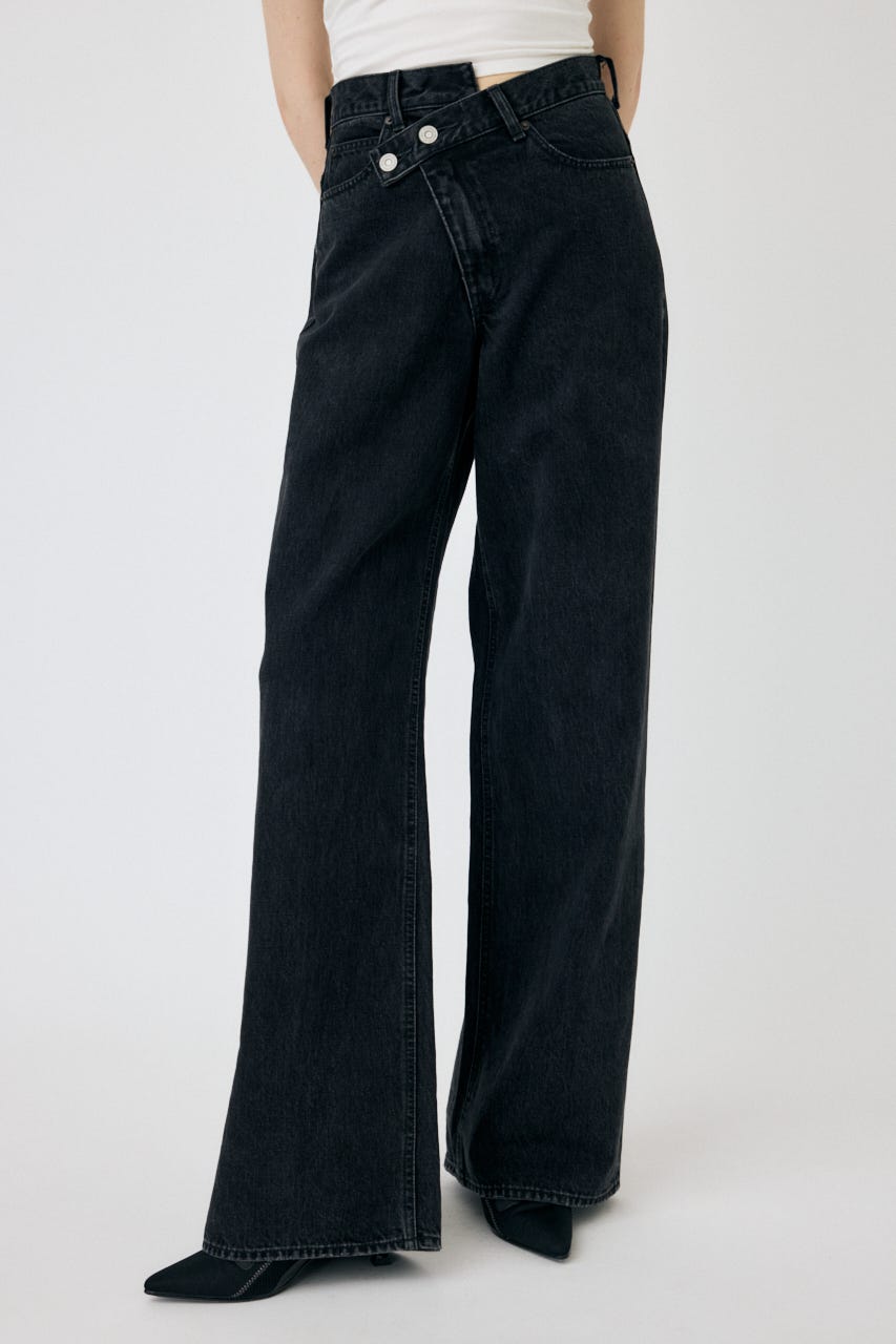MOUSSY | CROSS WAIST WIDE STRAIGHT (ワイド ) |SHEL'TTER WEBSTORE