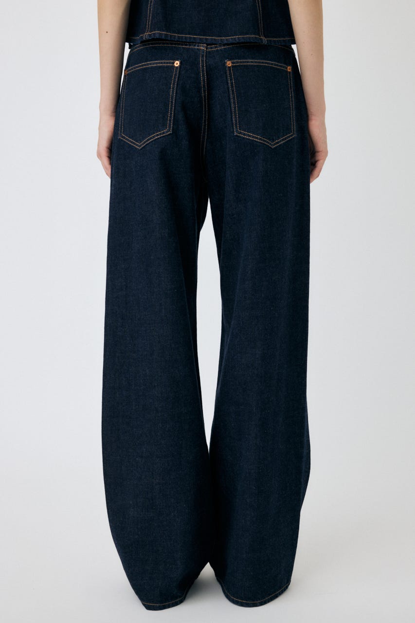 MOUSSY | TUCK WIDE ストレートデニム (ワイド ) |SHEL'TTER WEBSTORE