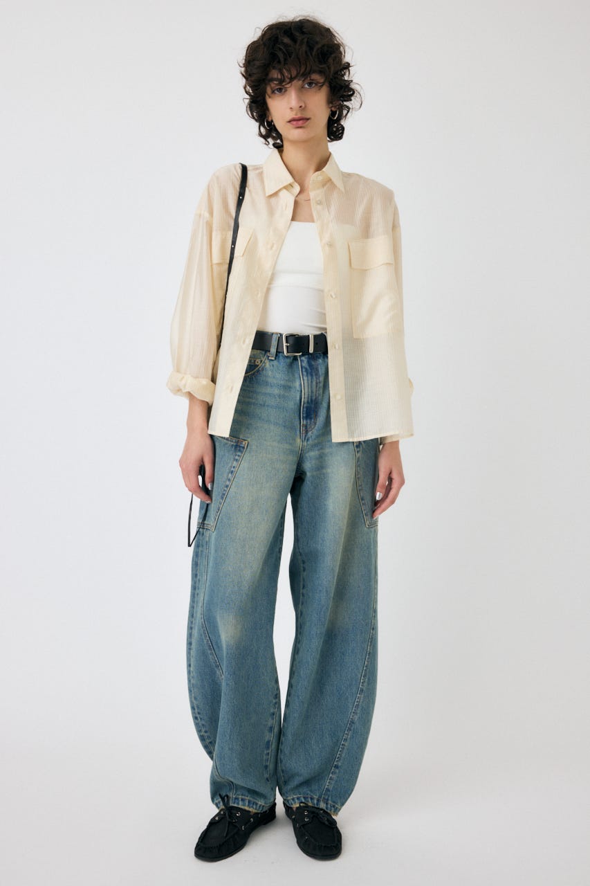 MOUSSY | NARROWED HEM コクーンストレート (ワイド ) |SHEL'TTER WEBSTORE