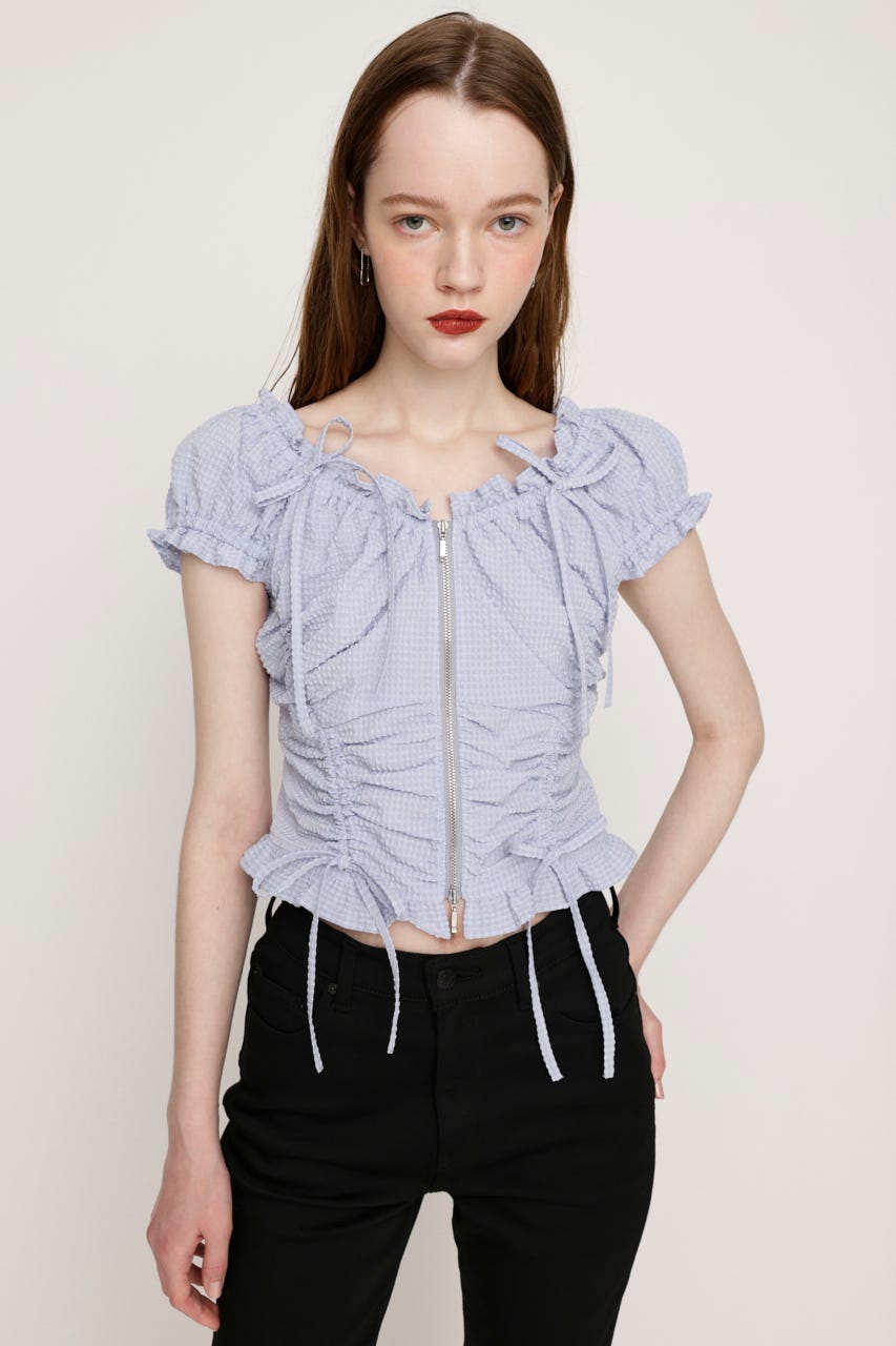 SLY | FRONTZIP 2WAY トップス (シャツ・ブラウス ) |SHEL'TTER WEBSTORE