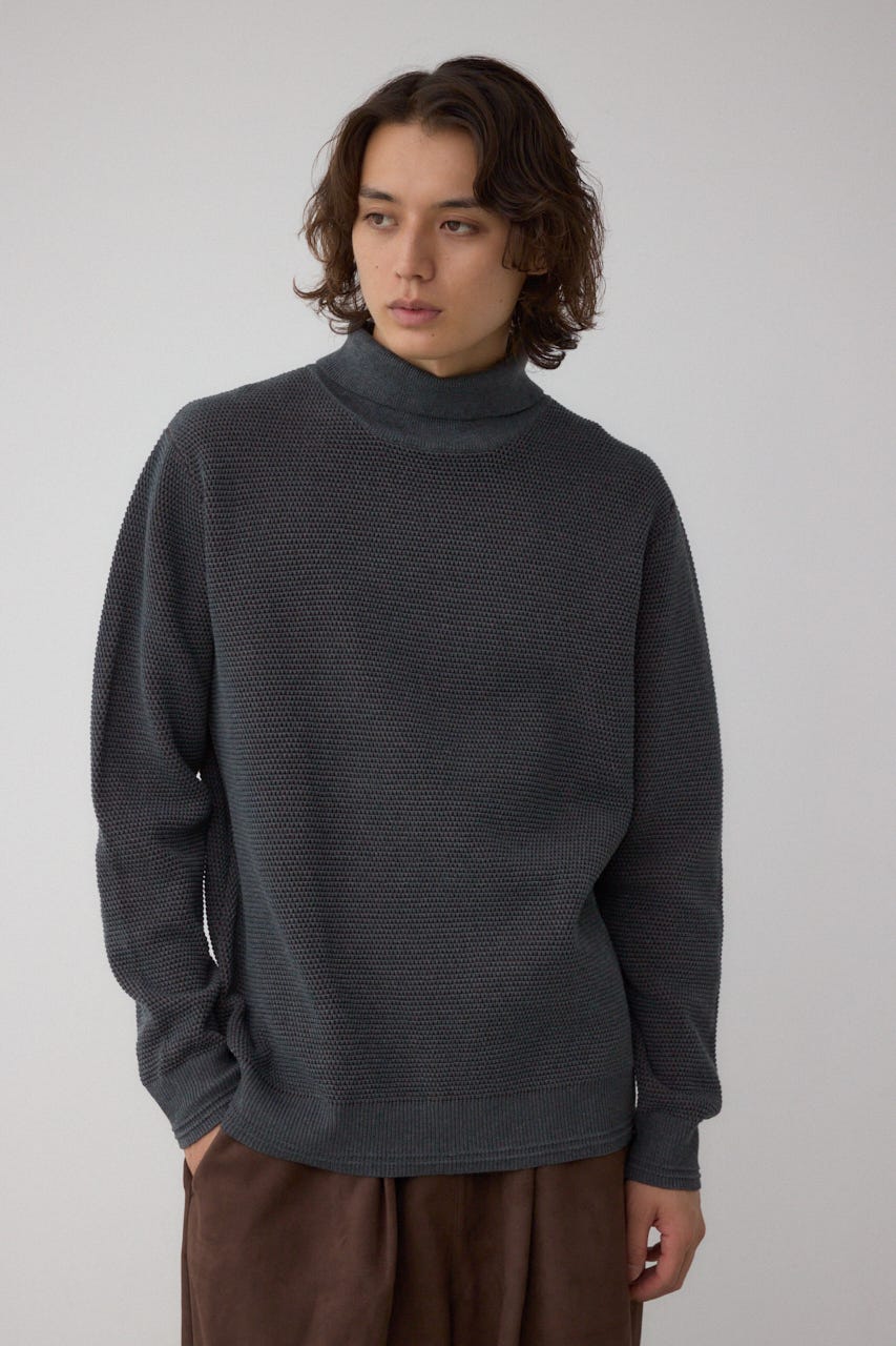 AZUL BY MOUSSY | ハニカムタートルネックニット (ニット ) |SHEL'TTER