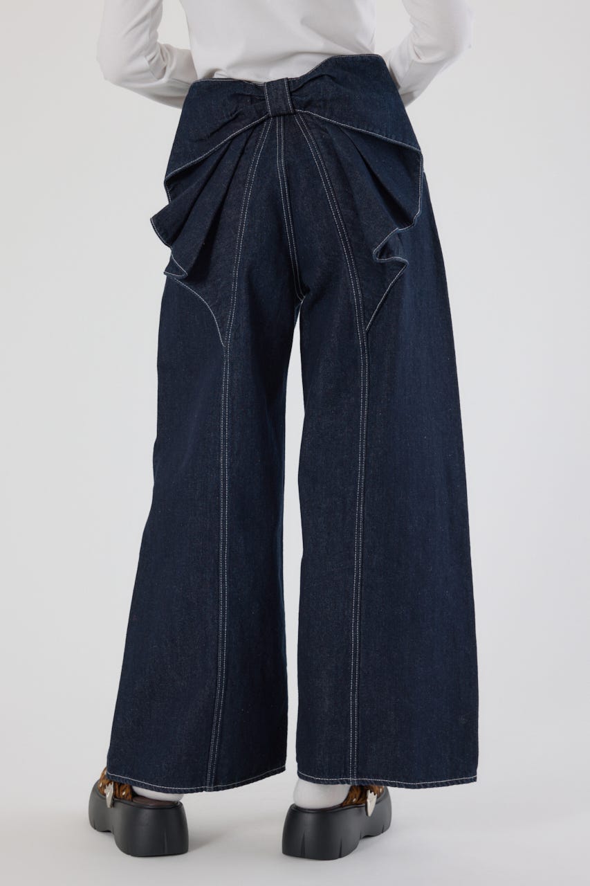 RODEO CROWNS WIDE BOWL | ビッグリボンデニムパンツ (ワイド ) |SHEL