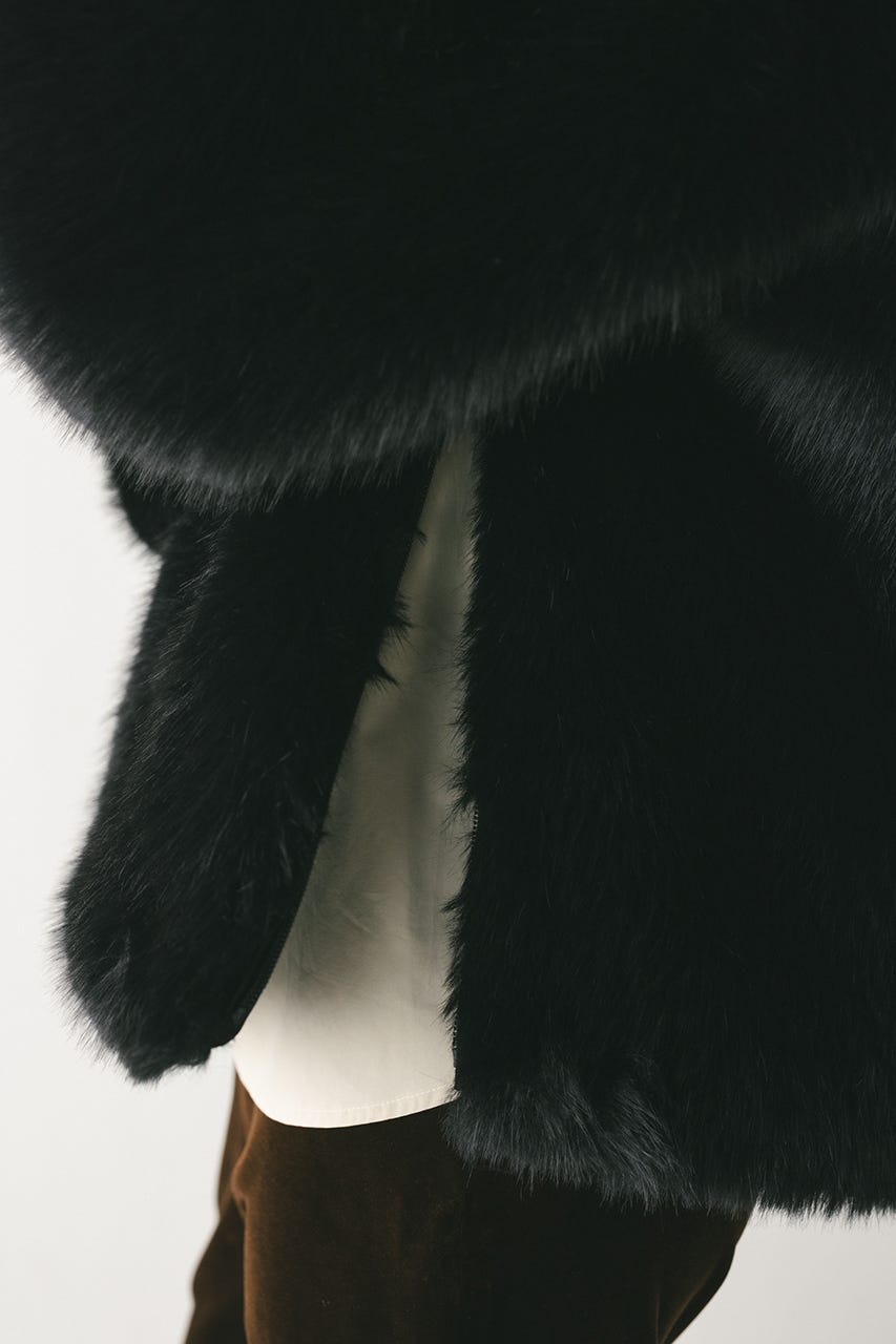 STYLEMIXER | ノーカラーファージャケット (ジャケット ) |SHEL'TTER