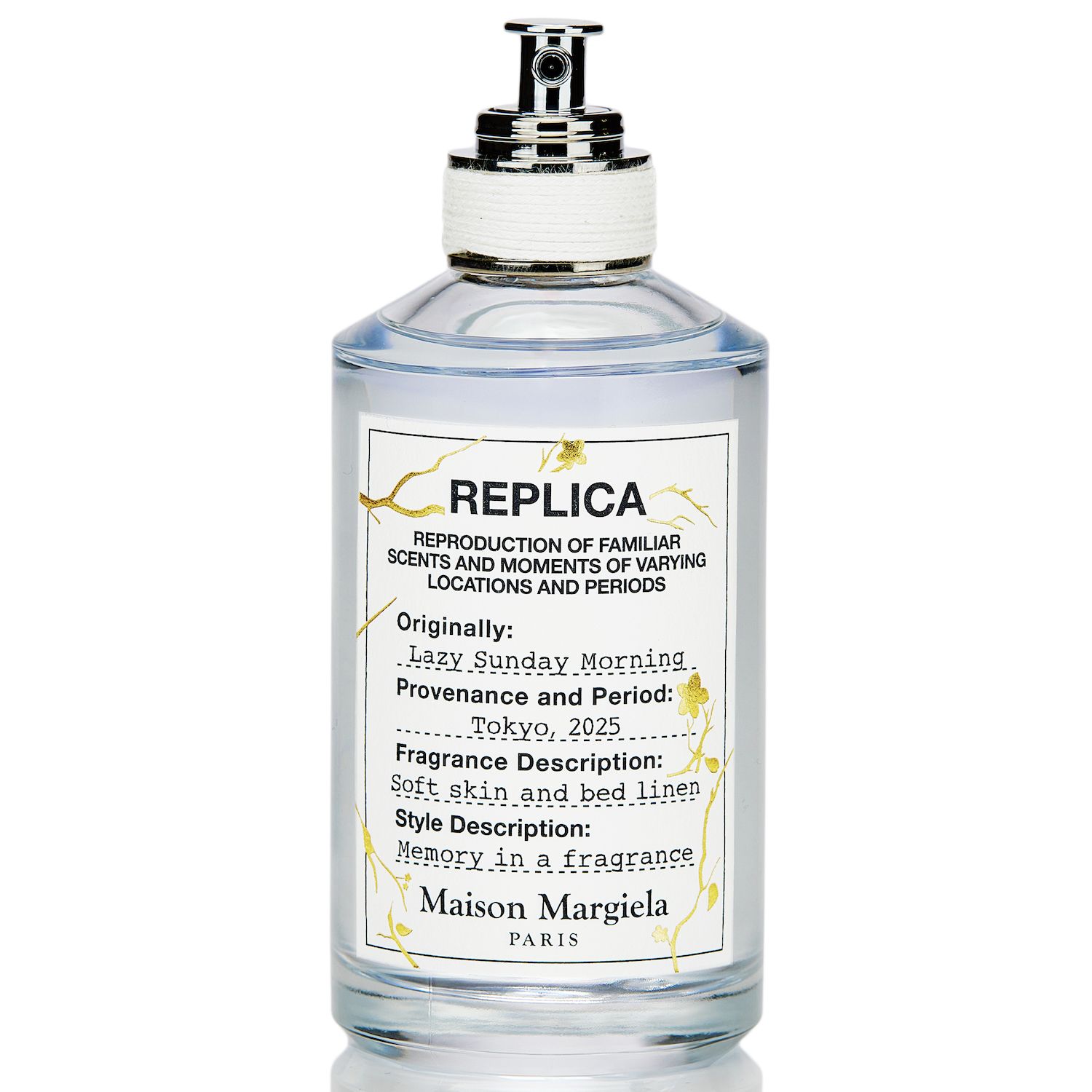 メゾン マルジェラ 「レプリカ」 フレグランスの日本限定ラベルは金