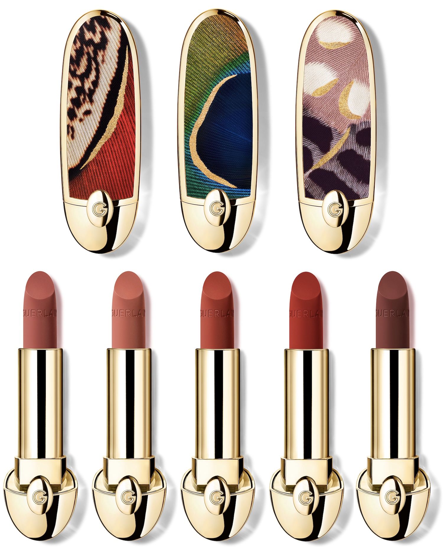 ゲランの2025年秋の限定メイクアップコレクションは華やかな鳥の羽に