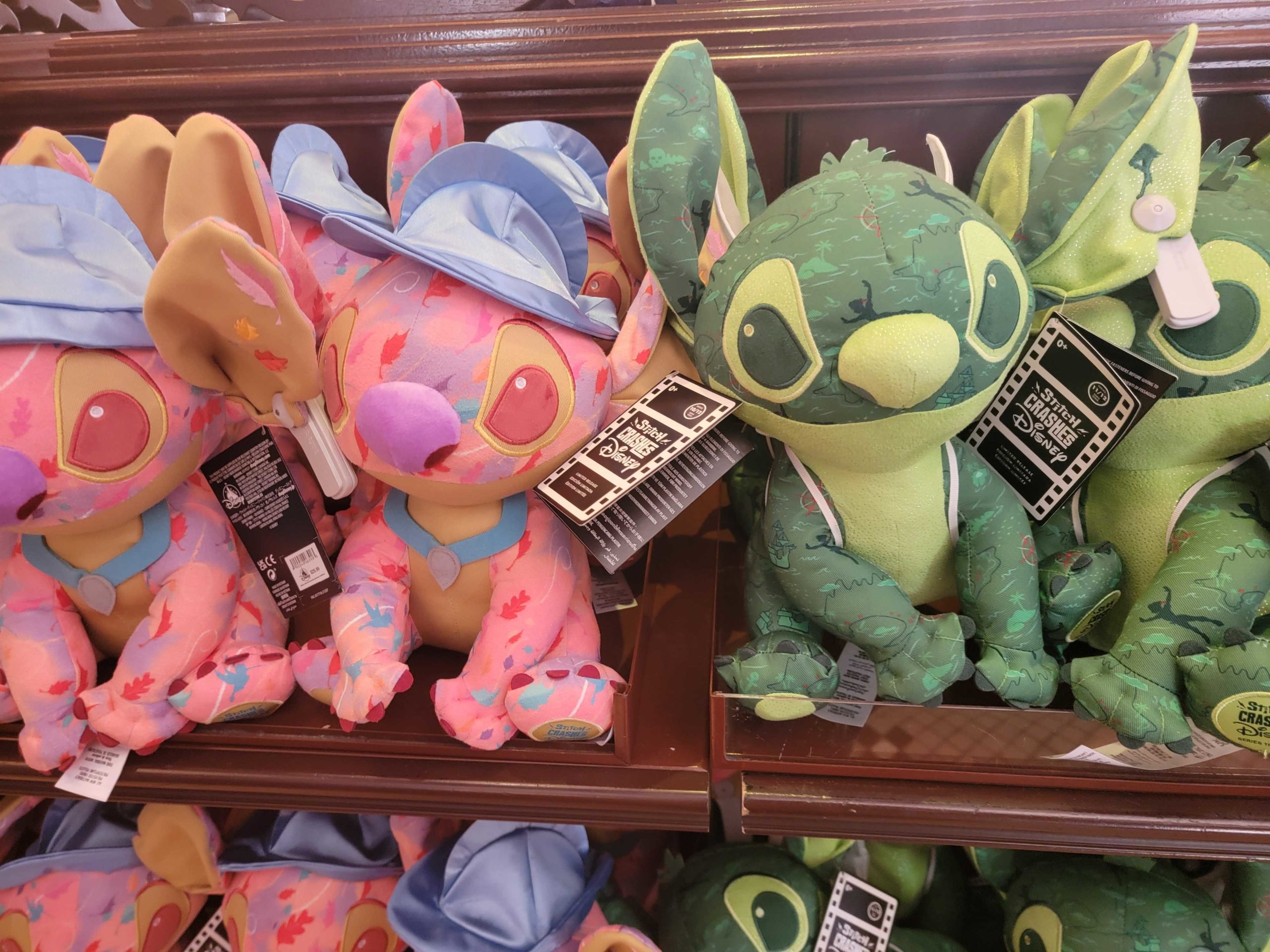 Stitch Crashes Disney 'Pocahontas' and 'Peter Pan' Plush Arrive at