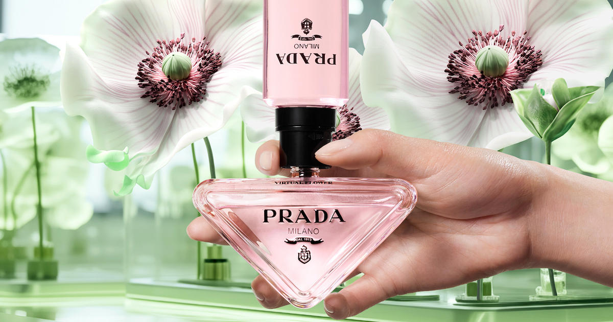 プラダ ビューティ」から新たな香水が登場 AIを活用して“花”を再構築