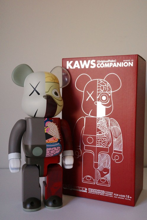 ▷ Kaws X Be@rbrick Dissected 400% (Red) by Kaws, 2006 | Pop Art