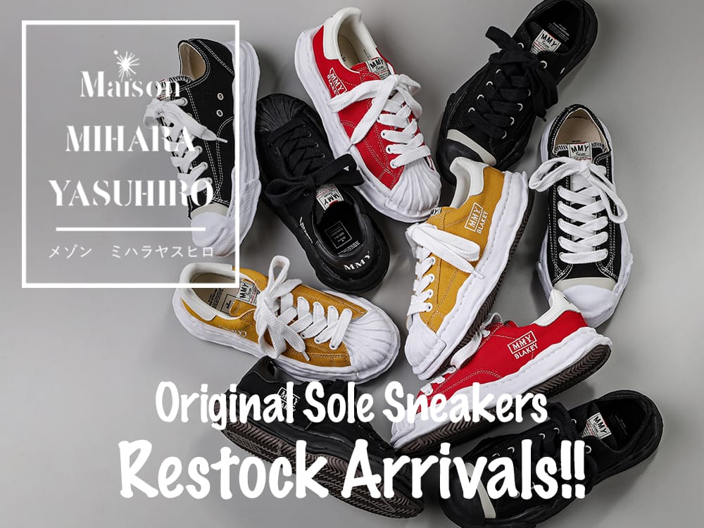 入荷情報] Maison MIHARA YASUHIROよりHANKとBLAKEYとPETERSON 23が再