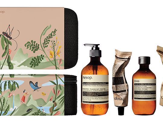 目で楽しむ、触れて愉しむ──イソップからアーティーなギフトセットが