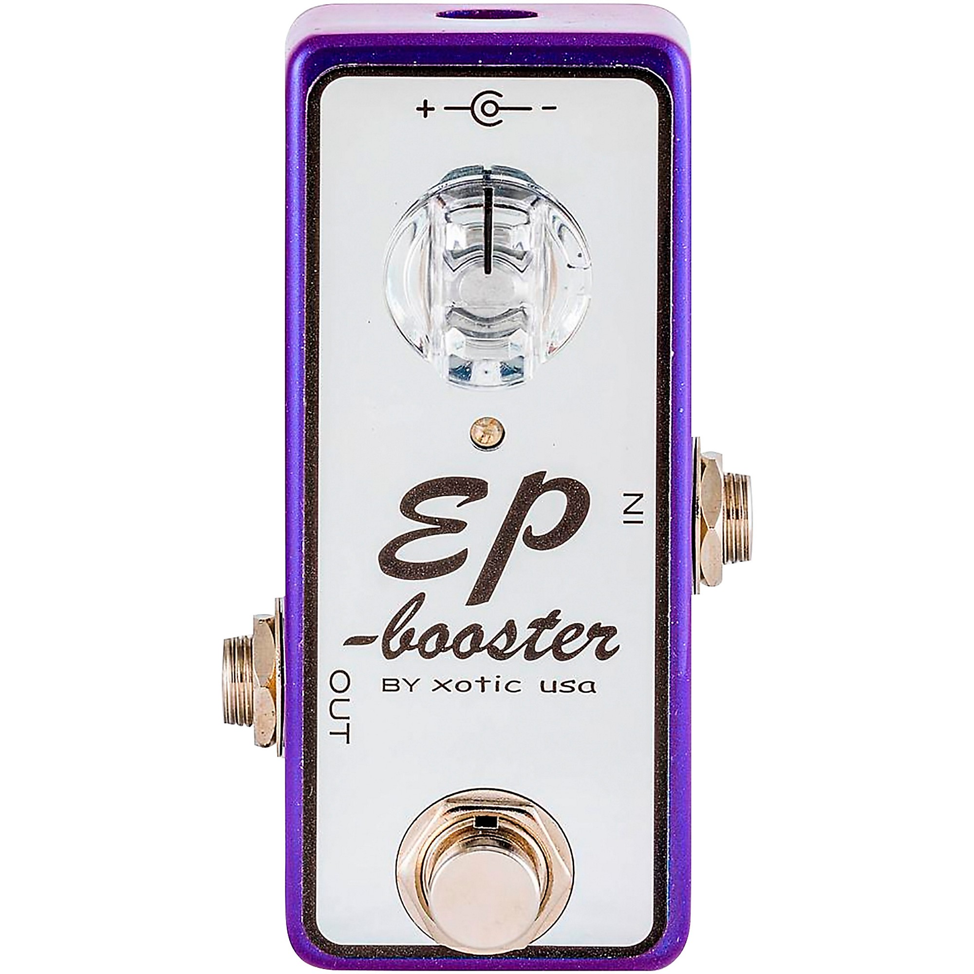Open Box Xotic EP Booster Purple Limited Effects Pedal Metallic