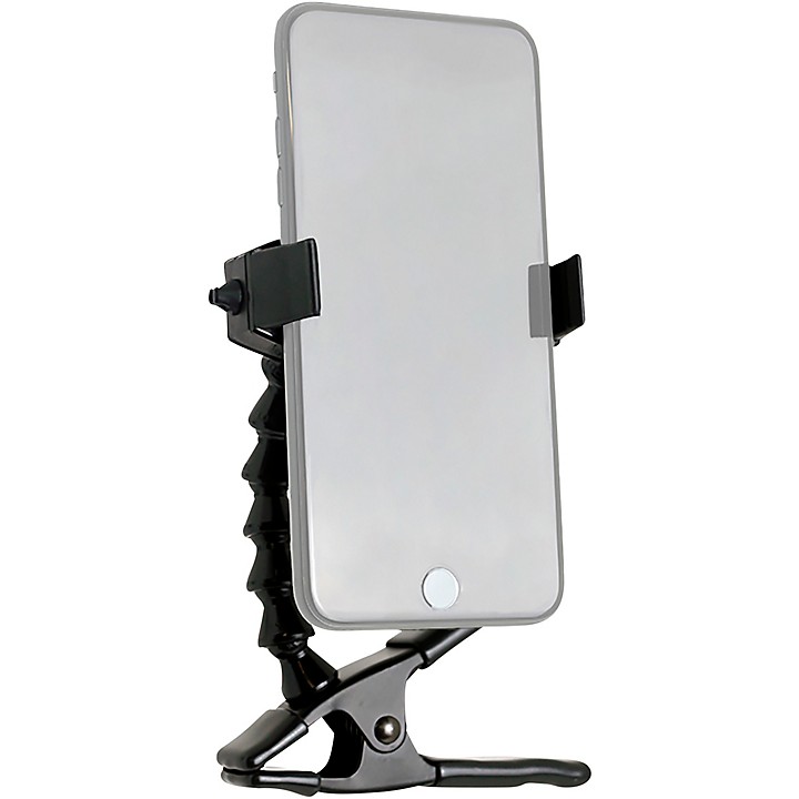 Stage Ninja FON-9-CB Phone Mount With Clamp Base Black | Guitar Center