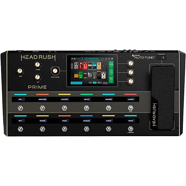 HeadRush Prime Multi-Effects Processor Pedal - Black | Guitar Center