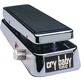 Dunlop 535QC Chrome Cry Baby Wah Pedal | Guitar Center