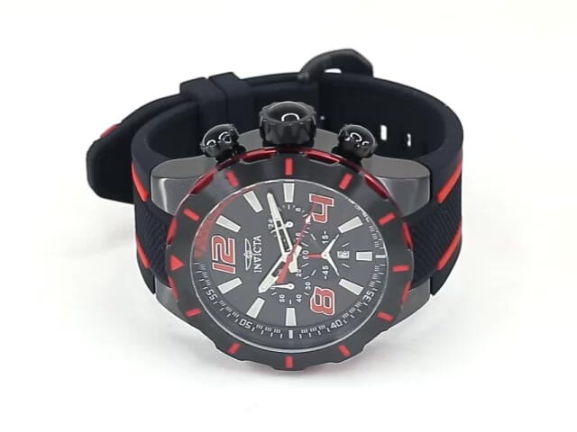 Black & Red Invicta S1 Rally Men's Quartz Watch