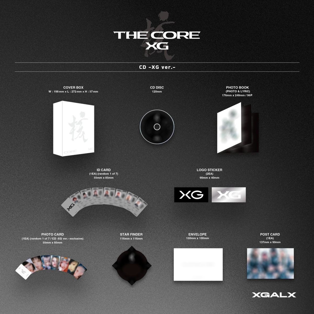 jp.ktown4u.com : XG - 正規アルバム1集 [THE CORE - 核] (XG Ver.)